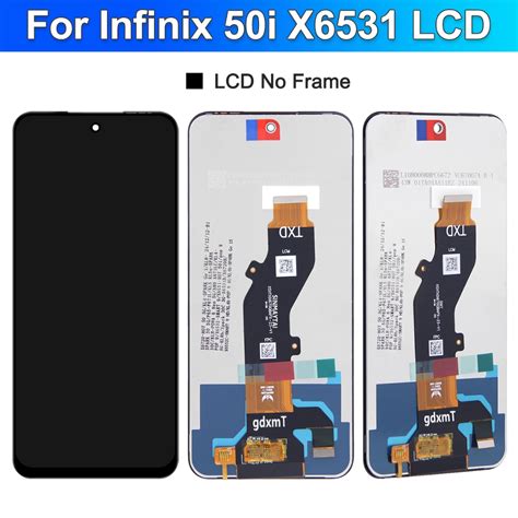 LCD With Frame For Infinix Hot 50i Hot 40i Hot 30i X6531B X6528B X669C
