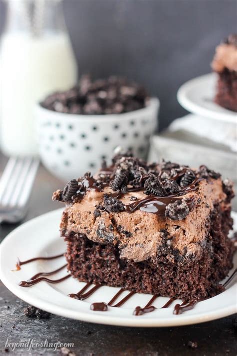 Sinful Triple Chocolate Poke Cake Beyond Frosting