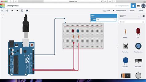 Pisca Led No Emulador De Arduino Tinkercad Youtube Images