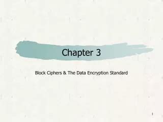 PPT Lect 8 Advanced Encryption Standard PowerPoint Presentation