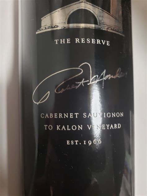 2019 Robert Mondavi Winery Cabernet Sauvignon The Reserve To Kalon