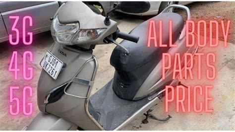 Honda Activa G G G All Body Parts Company Genuine Price Activa