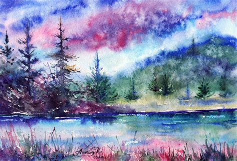 Painting Forever Watercolor Nature Painting