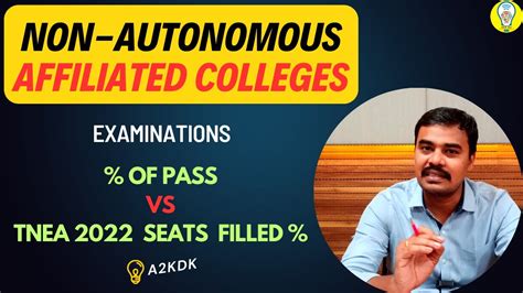 Top Colleges Of Pass Performance Results Vs Tnea Seats Filled