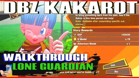 Lone Guardian Dragon Ball Z Kakarot Walkthrough Sub Story Ohg Guides Youtube