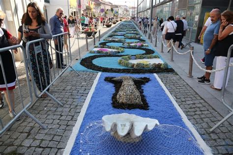 Tapetes De Sal Dão Cor A Ruas De Viana No último Dia Da Romaria Dagonia