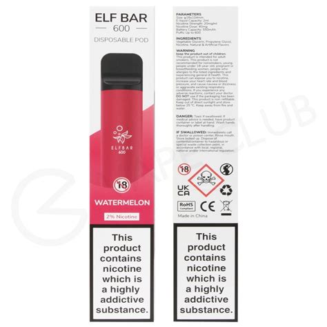 Watermelon Elf Bar Disposable Vape