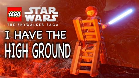 I Have The High Ground Scene Lego Star Wars The Skywalker Saga Youtube