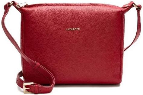 Lazarotti Bologna Leather Torba Na Rami Sk Rzany Cm Red Ceny I