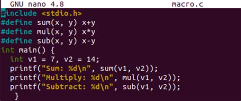 Macros In C Linux Consultant