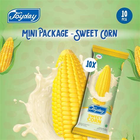 Jual Joyday Ice Cream Mini Package Sweet Corn Es Krim Joyday Shopee