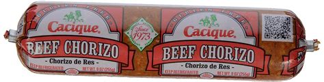 Cacique Beef Chorizo 9 Oz Grocery And Gourmet Food