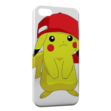 Coque Iphone S Pikachu Pokemon Casquette Sacha Pixypia