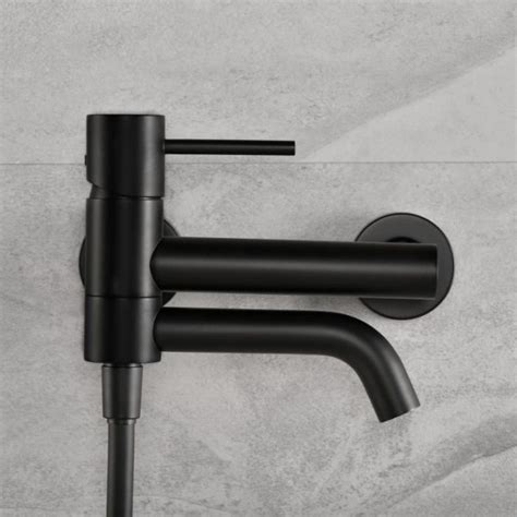 Monza Bdm039 4 Imex Modern Wall Mounted Bath Shower Mixer With Shower