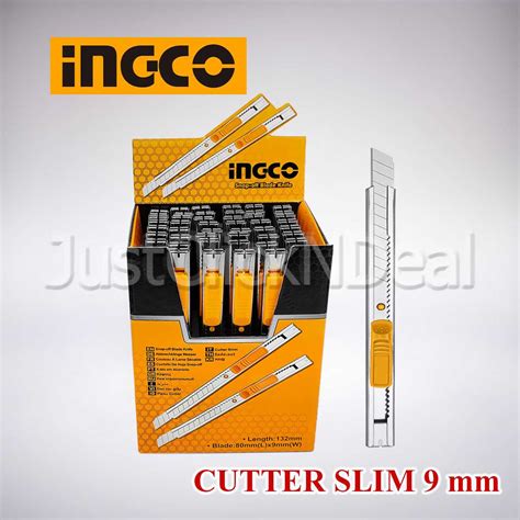 Jual Ingco Pisau Cutter Kecil Slim Mm Jakmall