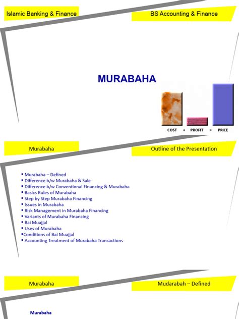 Murabaha-1 | PDF | Islamic Banking And Finance | Banks