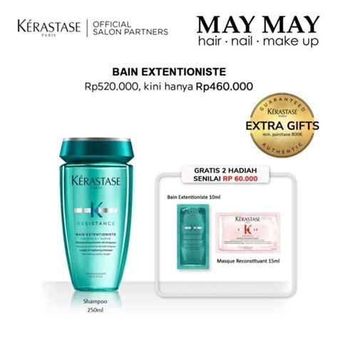 Promo Kerastase Extentioniste Bain 250ml Shampoo Rambut Panjang Diskon