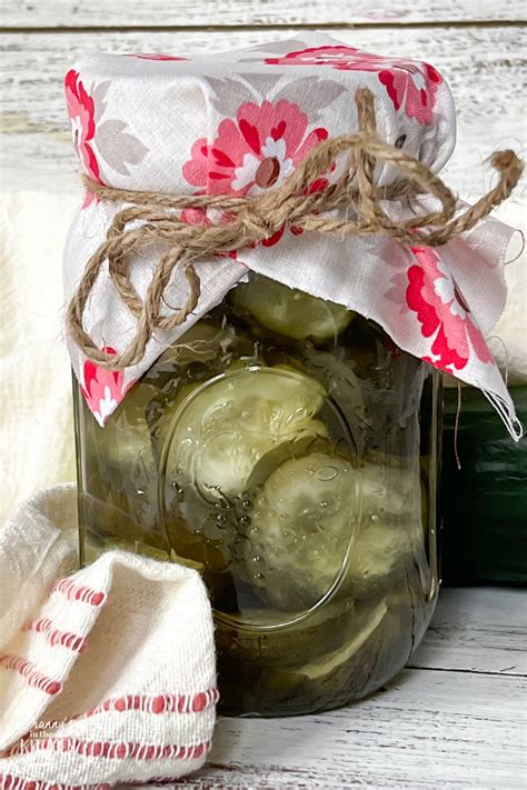 Old Fashioned 9 Day Sweet Pickles Recipe Grannys In The Kitchen