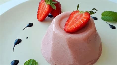 Клубничная Панакота Простой и Вкусный Десерт. - YouTube