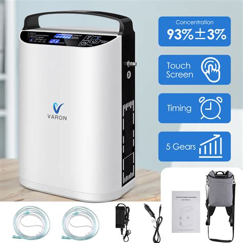 Varon Portable Oxygent Concentrator For Medical Home Use L Pulse Flow