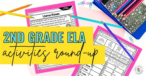 2nd Grade Ela Activities Round Up Lucky Little Learners