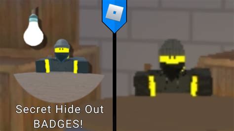 How To Get Secret Hide Out Badges Funville Roblox Youtube