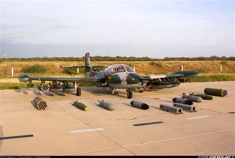 Cessna A 37b Dragonfly 318e Peru Air Force Aviation Photo