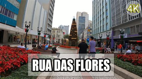 Caminhando Na Rua Xv De Novembro Decora O De Natal