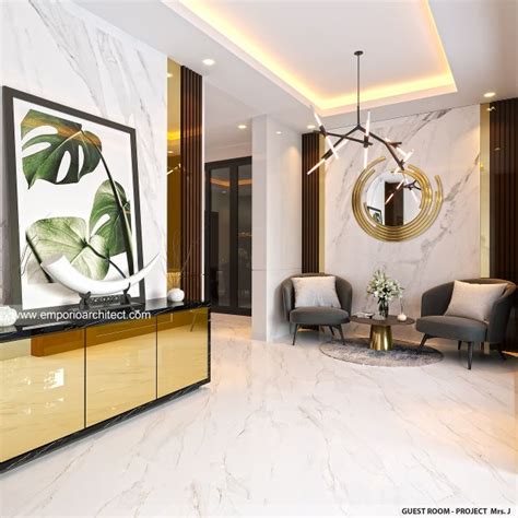 Desain Interior Rumah Modern 3 Lantai Ibu Maria Di Jakarta Desain