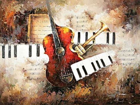 Музыка в живописи | Музыкальные рисунки, Картины на тему музыки ...