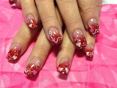 50 Gorgeous Valentine Acrylic Nail Ideas Style Female