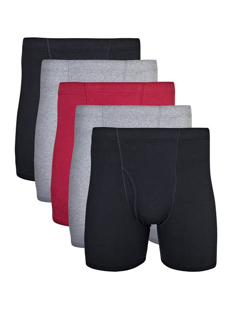 Mens Freshiq Comfortsoft Waistband Boxer Brief 5 Pack