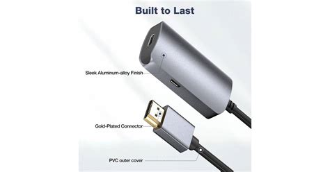 HDMI Til USB C 3 1 Adapter 4K 60Hz Mackabler No