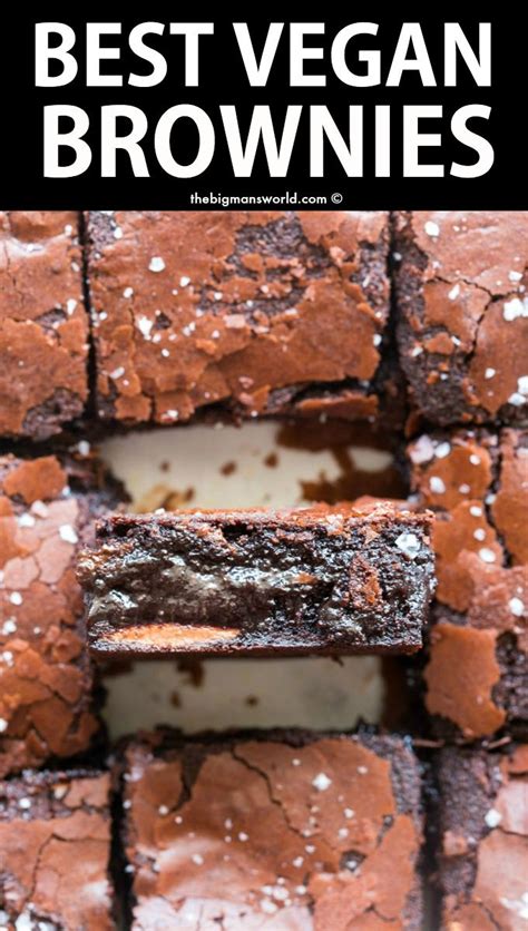 Fudgy Vegan Brownies Award Winning The Big Mans World ® Recipe