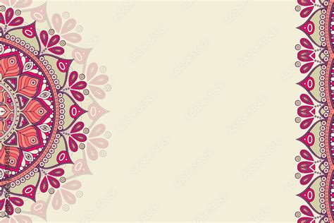 Vector ornamental background with mandala Stock Vector | Adobe Stock