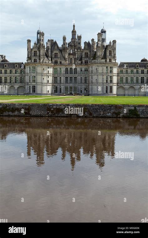 The Royal Castle Of Chambord In Cher Valley France Stock Photo Alamy