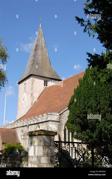 Holy Trinity Church at Bosham. West Sussex. England Stock Photo - Alamy