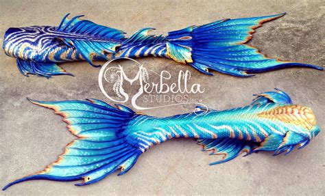 Beautiful in Blue Mermaid Tail by MerBellas on DeviantArt