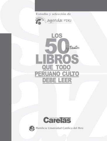 Los Libros Que Todo Peruano Debe Leer By Avengers Issuu