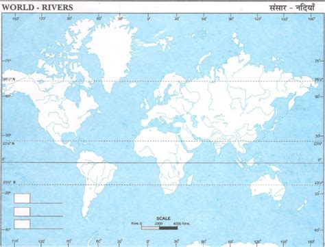 World Rivers Map