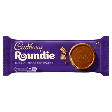 Cadbury Roundie White Chocolate Biscuits 6 Pack 180g We Get Any Stock