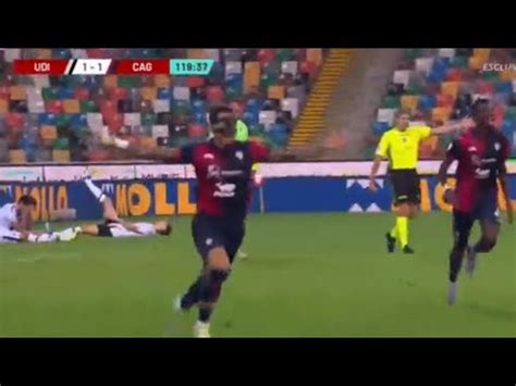 Gianluca Lapadula Goal Udinese Vs Cagliari All Goals And