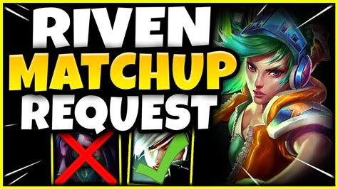 The Riven Matchup You All Wanted To See Skill Matchup S12 Riven Top Gameplay Guide Youtube