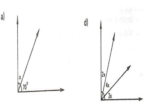 Exercicio Sobre Angulos Complementares E Suplementares