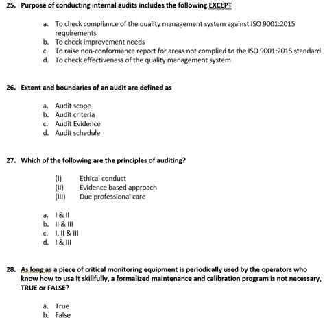 Iso Questions