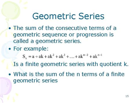 Topics Today Conversion for Arithmetic Gradient Series Conversion 