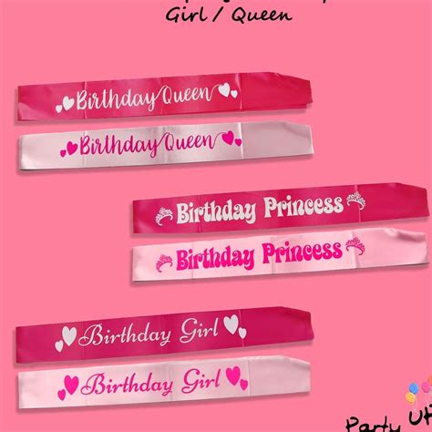 Jual Desain Terkini Untuk Kepribadian Anda Ecer Selempang Sash Birthday