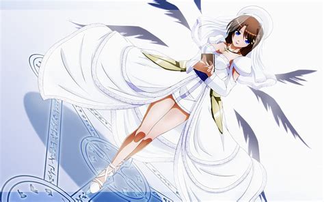 Holy Angel Pretty Dress Divine Book Bonito Magic Wing Elegant