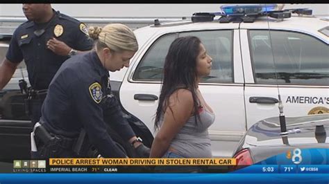 A Woman Was Arrested After Allegedly Stealing A Car In Mission Cbs