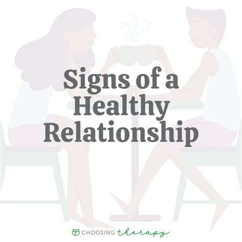 Healthy Relationship Signs